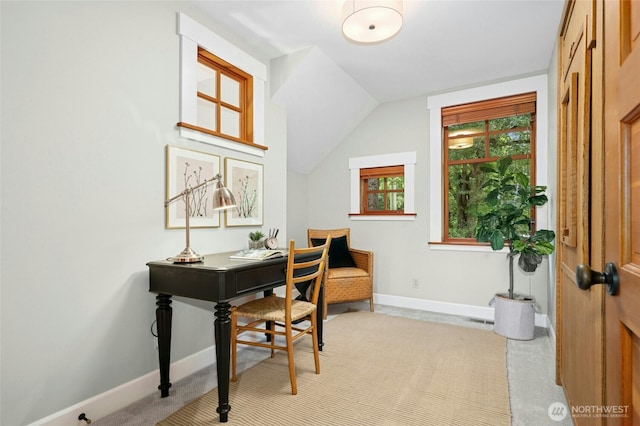 3401 York Rd S, Seattle, WA 98144 - office space featuring carpet flooring and lofted ceiling