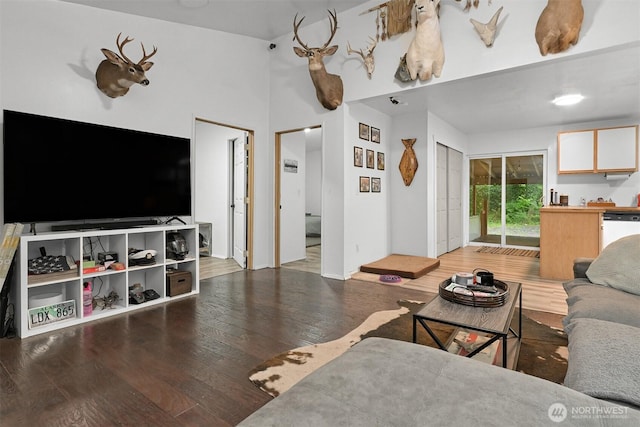 6258 Bellwood Dr, Maple Falls, WA 98266 - living room with wood finished floors