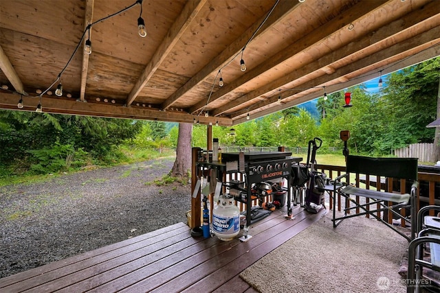 6258 Bellwood Dr, Maple Falls, WA 98266 - view of wooden deck
