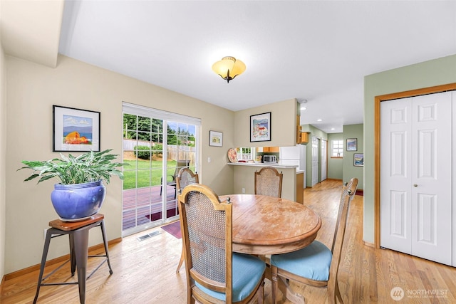 2616 16th St, Bellingham, WA 98229 - dining room with light wood-style flooring and recessed lighting