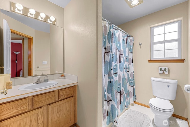 2616 16th St, Bellingham, WA 98229 - bathroom with vanity and curtained shower