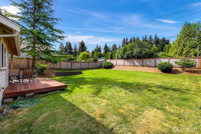 2616 16th St, Bellingham, WA 98229 - fenced backyard with a deck