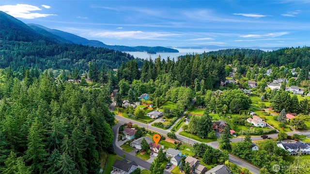 2616 16th St, Bellingham, WA 98229 - view of property location featuring a heavily wooded area and a water and mountain view
