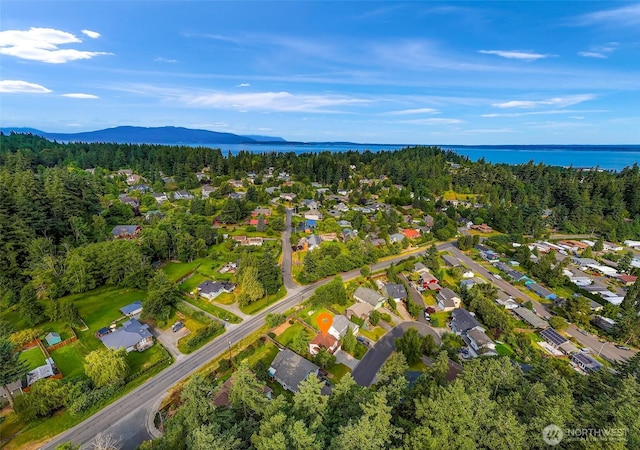 2616 16th St, Bellingham, WA 98229 - aerial view of property's location with a large body of water and a forest