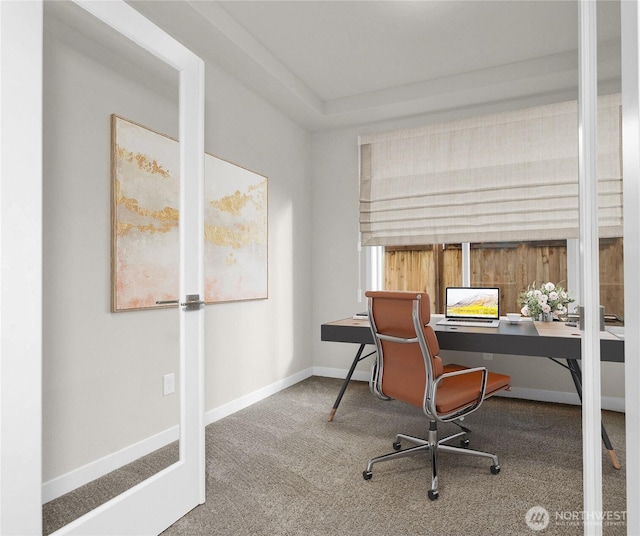 1401 89th Ave SE, Tumwater, WA 98501 - office area featuring carpet floors and baseboards