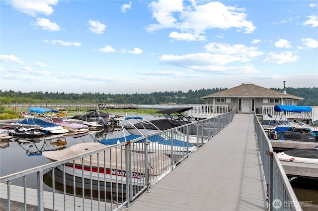 17306 NE 45th St Unit 116, Redmond, WA 98052 - dock featuring a water view