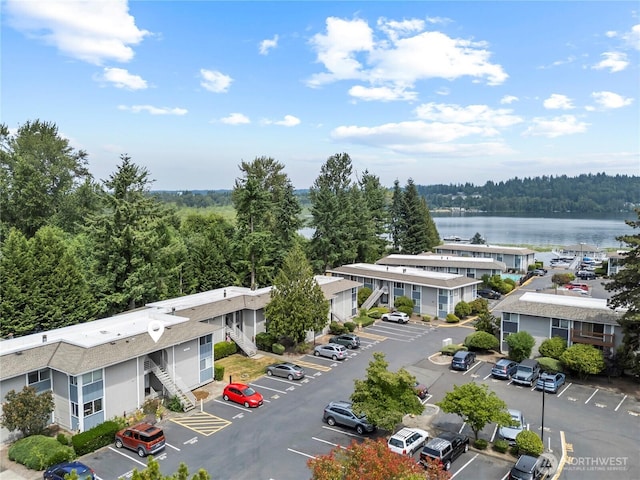 17306 NE 45th St Unit 116, Redmond, WA 98052 - aerial view of a heavily wooded area and a nearby body of water
