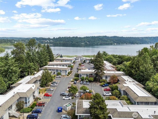 17306 NE 45th St Unit 116, Redmond, WA 98052 - aerial view of a heavily wooded area and a nearby body of water