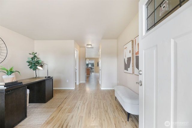 9323 4th Ave W, Everett, WA 98204 - entrance foyer featuring light wood finished floors and baseboards