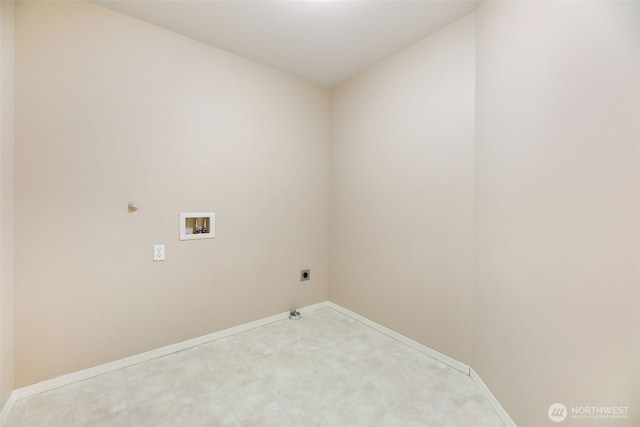 9323 4th Ave W, Everett, WA 98204 - washroom with gas dryer hookup, electric dryer hookup, washer hookup, and light floors
