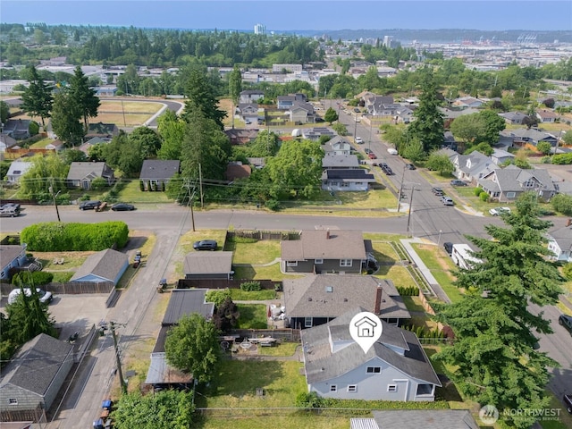 3510 S K St, Tacoma, WA 98418 - aerial perspective of suburban area