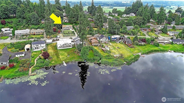 2102 256th St NW, Stanwood, WA 98292 - view of property location with nearby suburban area and a large body of water