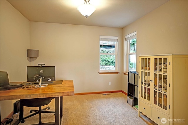 2102 256th St NW, Stanwood, WA 98292 - office area with carpet flooring and baseboards