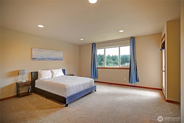 2102 256th St NW, Stanwood, WA 98292 - carpeted bedroom with baseboards and recessed lighting