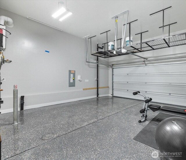 14031 3rd Ave NE, Duvall, WA 98019 - garage with electric panel and a garage door opener