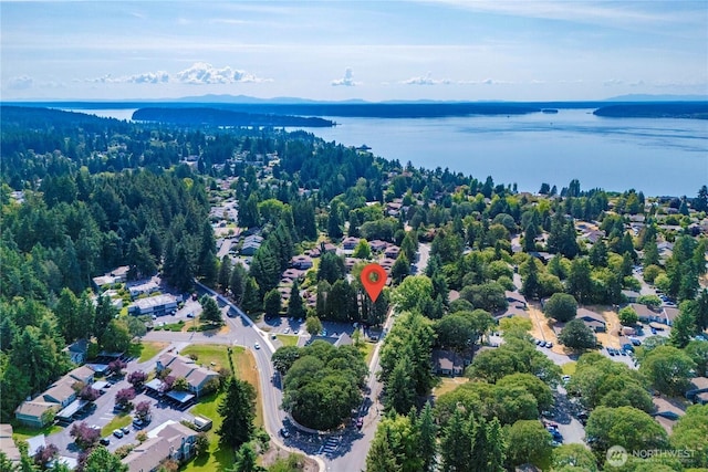 2822 Garden Ct Unit B, Steilacoom, WA 98388 - aerial view of property's location featuring a large body of water