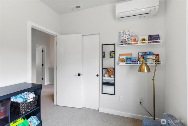21511 50th Ave W Unit E, Mountlake Terrace, WA 98043 - rec room with a wall unit AC and carpet floors