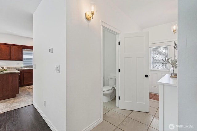 4246 Stonecrest Ct, Bellingham, WA 98226 - hall with light tile patterned floors