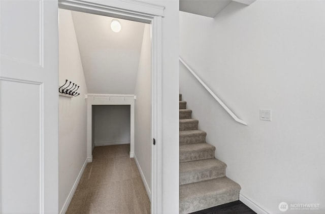 4246 Stonecrest Ct, Bellingham, WA 98226 - stairway with carpet flooring and baseboards