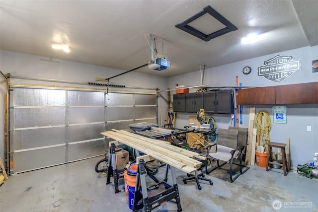 15205 197th St E, Orting, WA 98360 - garage featuring a garage door opener
