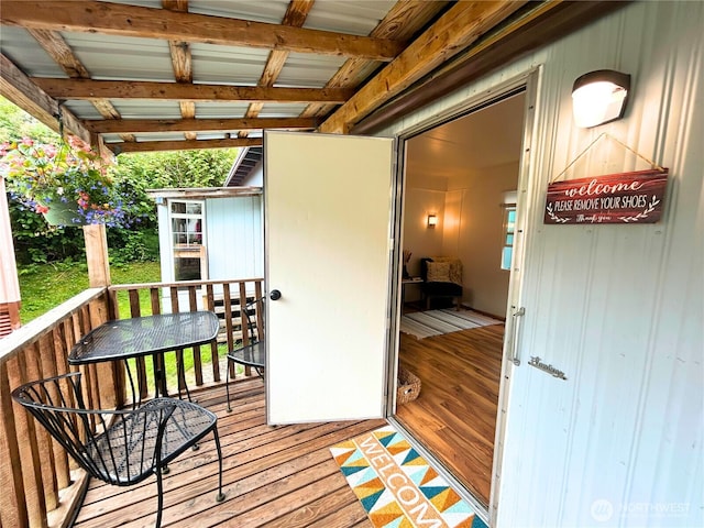 105 E Cox Ave Unit 13, Arlington, WA 98223 - view of wooden deck