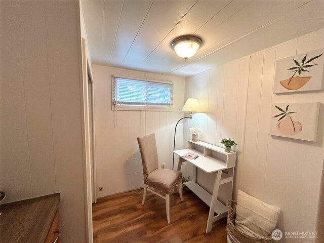 105 E Cox Ave Unit 13, Arlington, WA 98223 - office area with wood finished floors