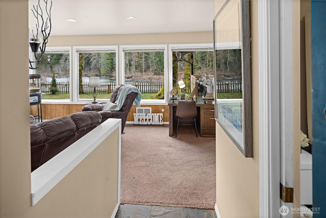 53802 State Route 2, Gold Bar, WA 98251 - sunroom with carpet flooring