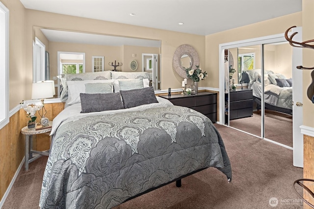 53802 State Route 2, Gold Bar, WA 98251 - carpeted bedroom featuring a closet
