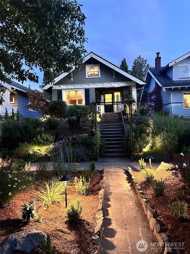 2914 N 15th St, Tacoma, WA 98406 - view of front of home featuring stairs and a porch