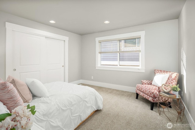 2283 244th Ave SE, Sammamish, WA 98075 - carpeted bedroom featuring recessed lighting and a closet