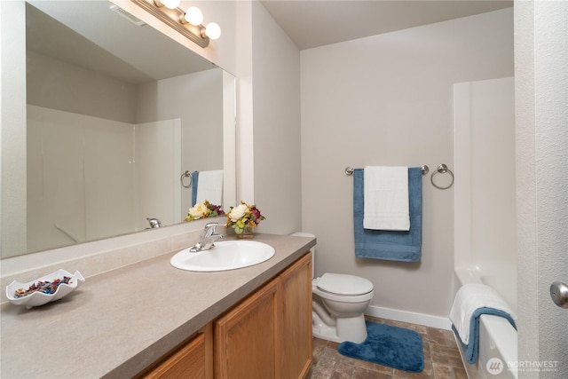 9960 Locust Ct SE, Yelm, WA 98597 - full bathroom featuring vanity and toilet