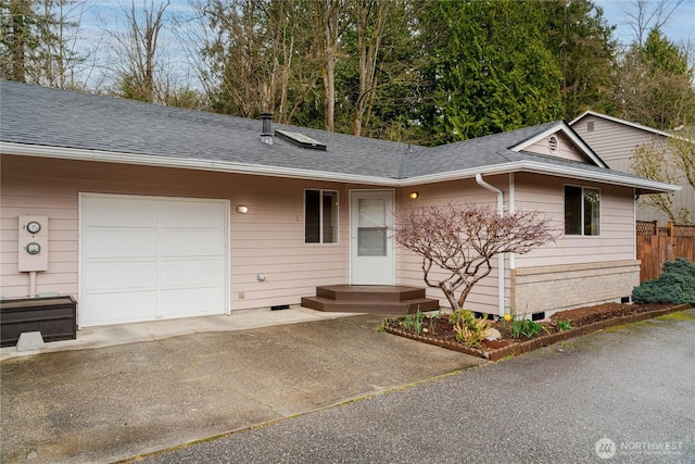 21312 87th Ave NE Unit 1 & 2, Arlington, WA 98223 - single story home featuring a garage, a shingled roof, and driveway