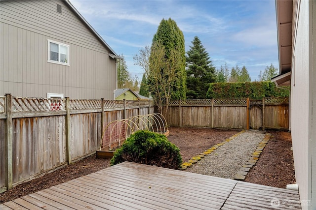 21312 87th Ave NE Unit 1 & 2, Arlington, WA 98223 - wooden terrace featuring a fenced backyard