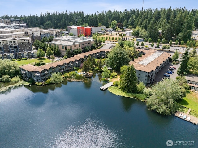 19414 Aurora Ave N Unit 203, Shoreline, WA 98133 - bird's eye view of a nearby body of water