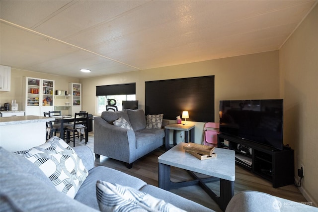 404 W Vine St, Chehalis, WA 98532 - living area with wood finished floors