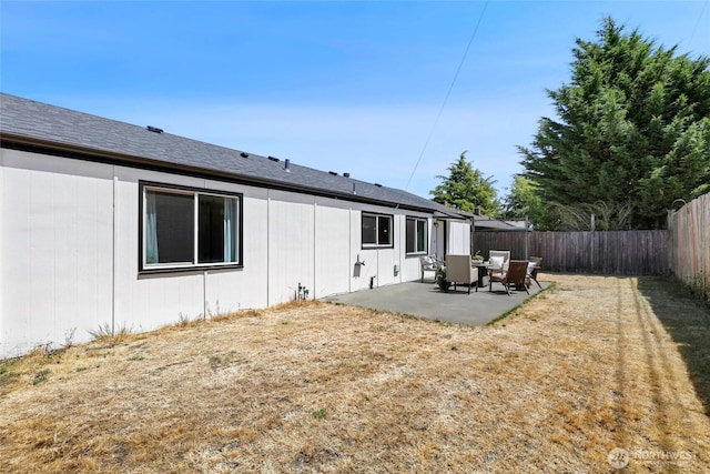 5128 N 48th St, Tacoma, WA 98407 - rear view of house featuring a patio area and a fenced backyard