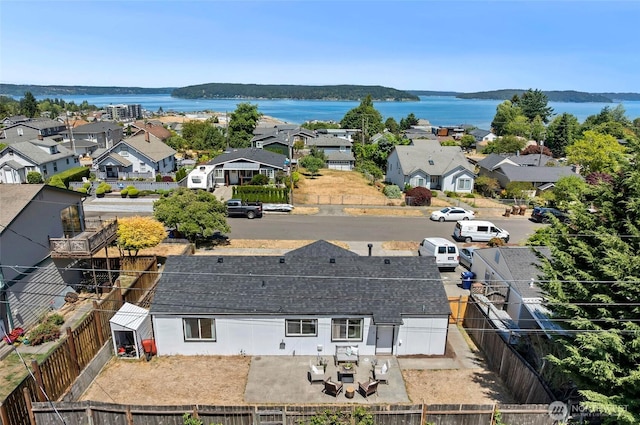 5128 N 48th St, Tacoma, WA 98407 - aerial view of residential area featuring a large body of water