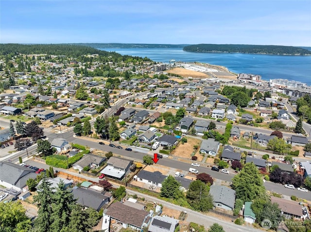5128 N 48th St, Tacoma, WA 98407 - aerial view of property's location featuring a nearby body of water and nearby suburban area