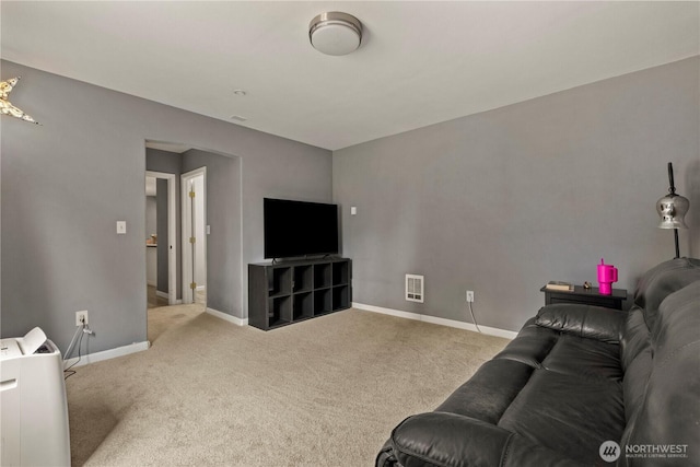 12027 78th Ave S, Seattle, WA 98178 - living room featuring carpet floors and heating unit