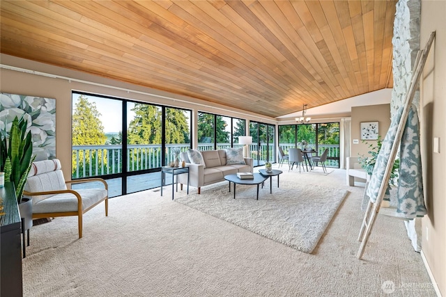 818 179th Pl NE, Bellevue, WA 98008 - sunroom / solarium with lofted ceiling and a chandelier