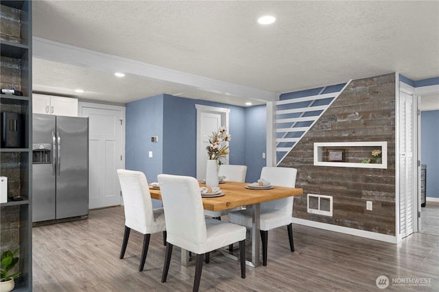 4415 Waller Rd E, Tacoma, WA 98443 - dining area featuring wood finished floors and recessed lighting