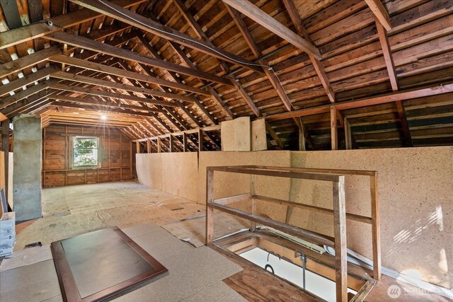 18056 25th Ave NE, Lake Forest Park, WA 98155 - view of unfinished attic