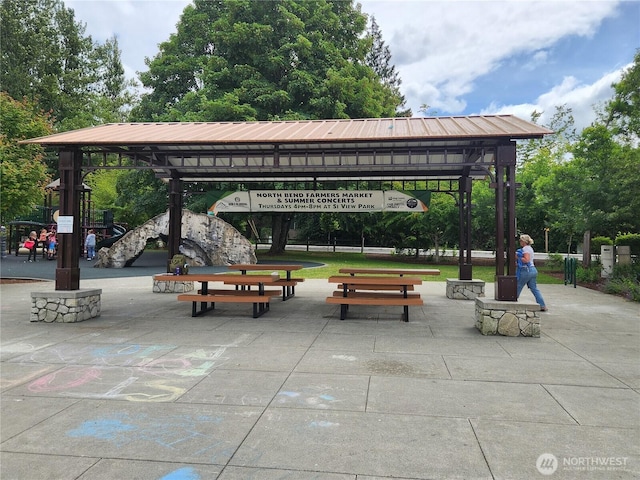 133 W 4th St, North Bend, WA 98045 - view of community with a gazebo