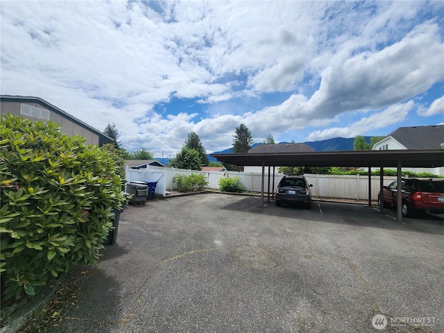 133 W 4th St, North Bend, WA 98045 - view of covered parking lot