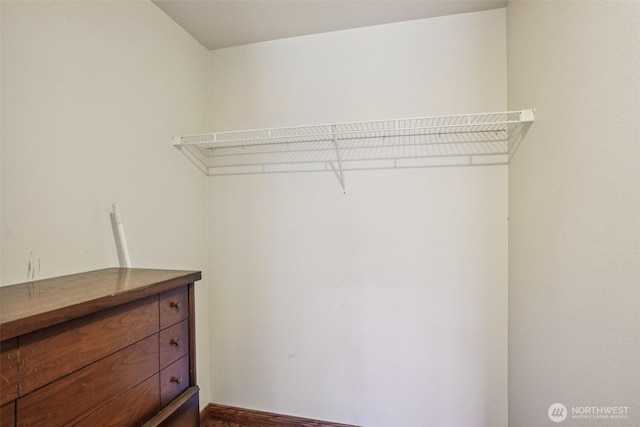 87 Chickadee Dr, Kelso, WA 98626 - walk in closet with dark wood-style floors