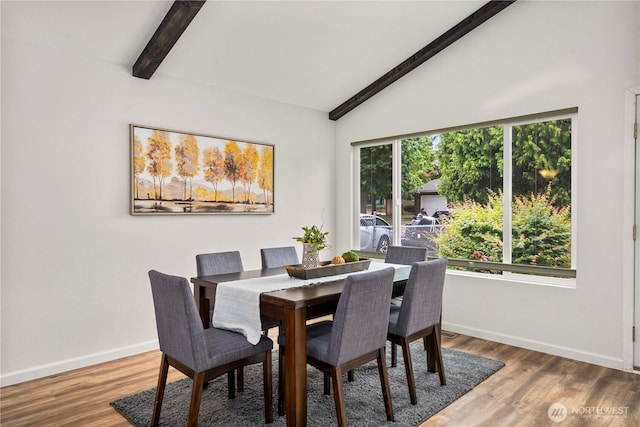 4209 S 297th Pl, Auburn, WA 98001 - dining area featuring baseboards and wood finished floors