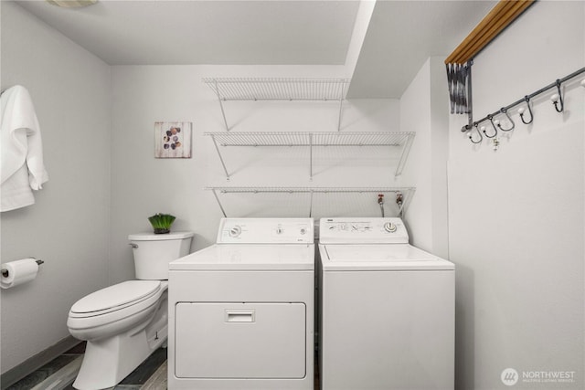 4209 S 297th Pl, Auburn, WA 98001 - laundry area with independent washer and dryer and baseboards