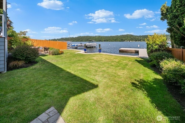 13190 Riviera Pl NE, Seattle, WA 98125 - view of yard featuring a boat dock and a water view