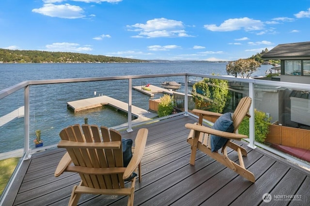 13190 Riviera Pl NE, Seattle, WA 98125 - dock area featuring a water view