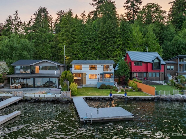 13190 Riviera Pl NE, Seattle, WA 98125 - dock area featuring a water view
